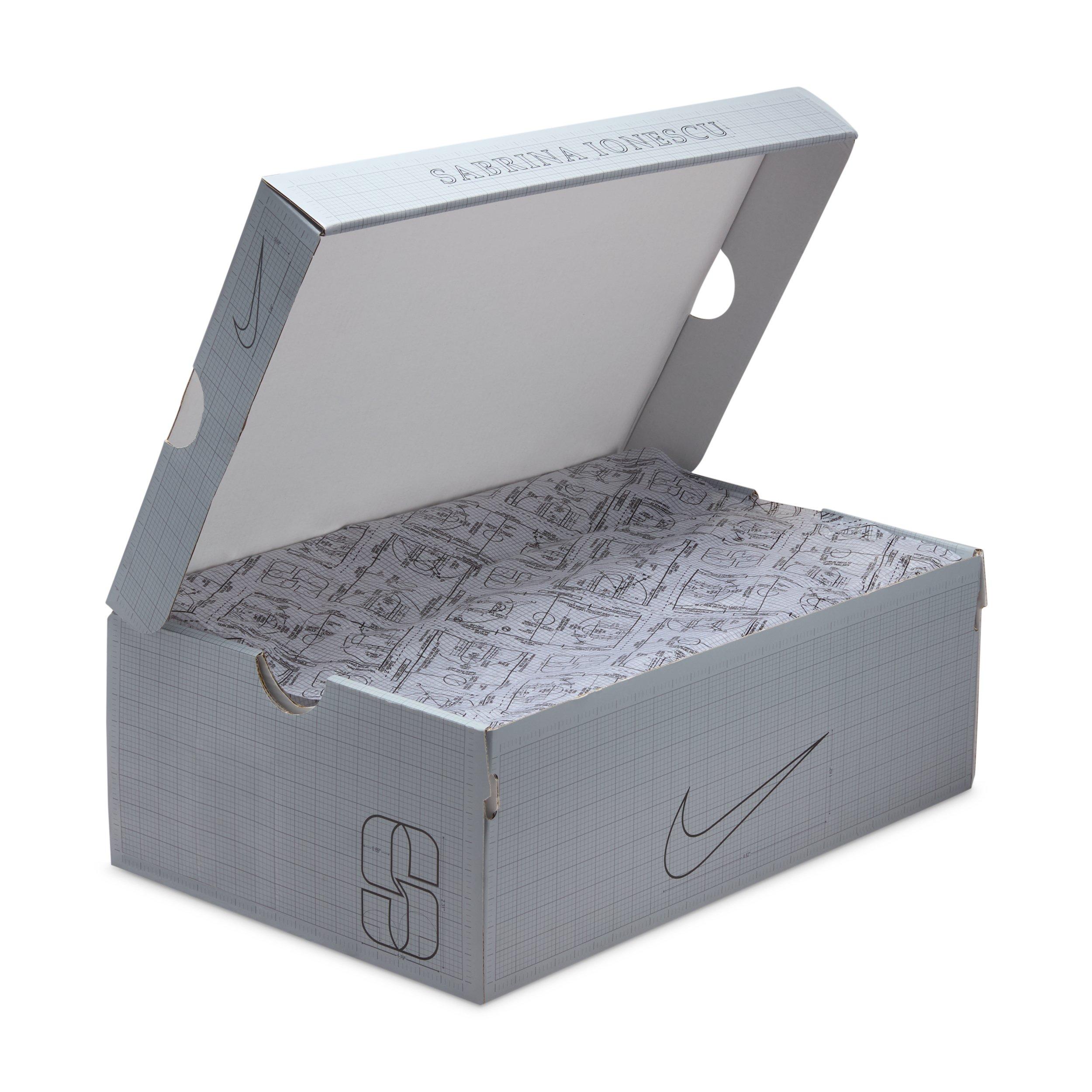 Nike Sabrina 3 "Phantom/Ivory/Rush Coral/Black" Grade School Boys' Basketball Shoe - PHANTOM/IVORY/CORAL/BLACK Thumbnail View 10