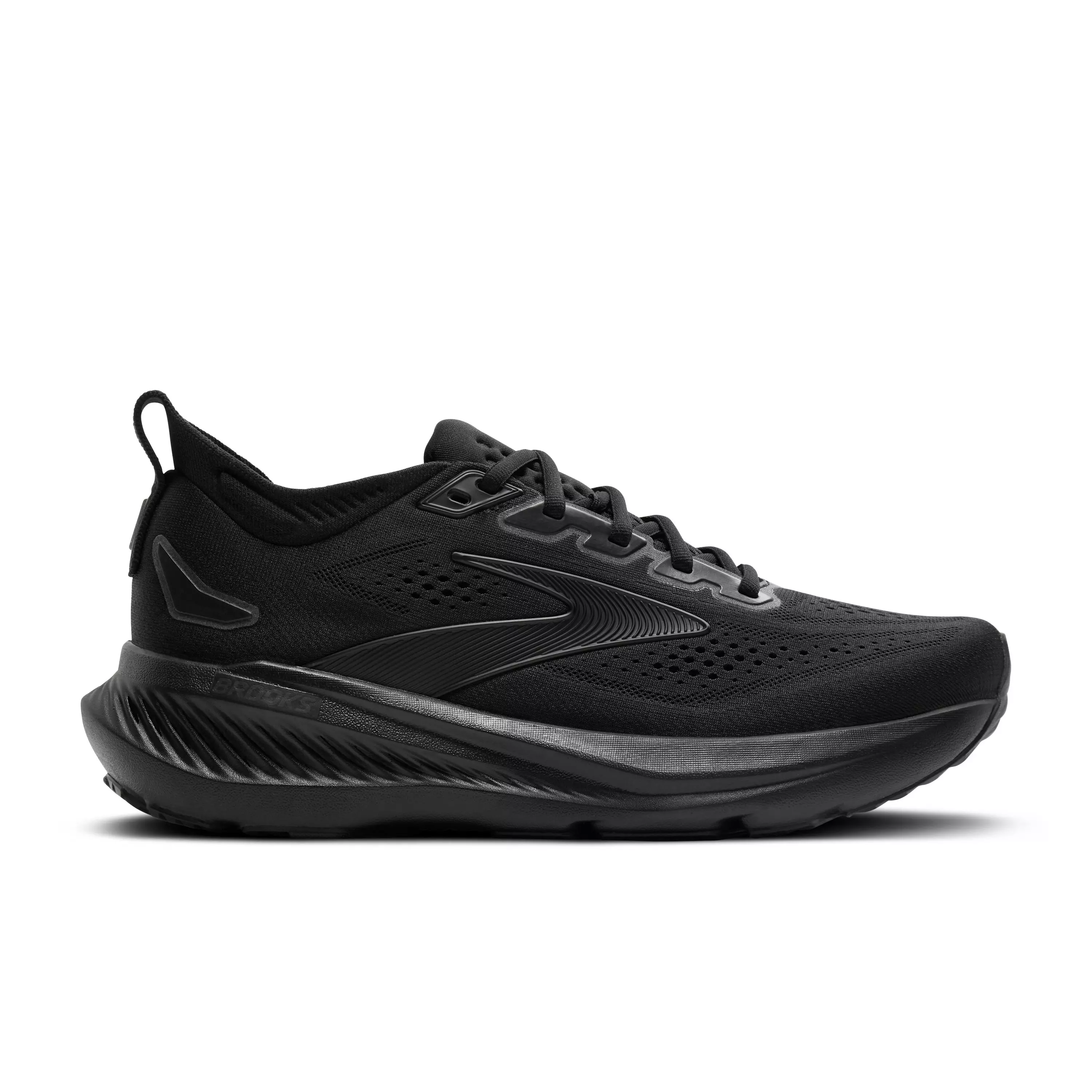Brooks Glycerin 23 "Black/Black/Ebony" Women's Wide Running Shoe - BLACK/BLACK/EBONY