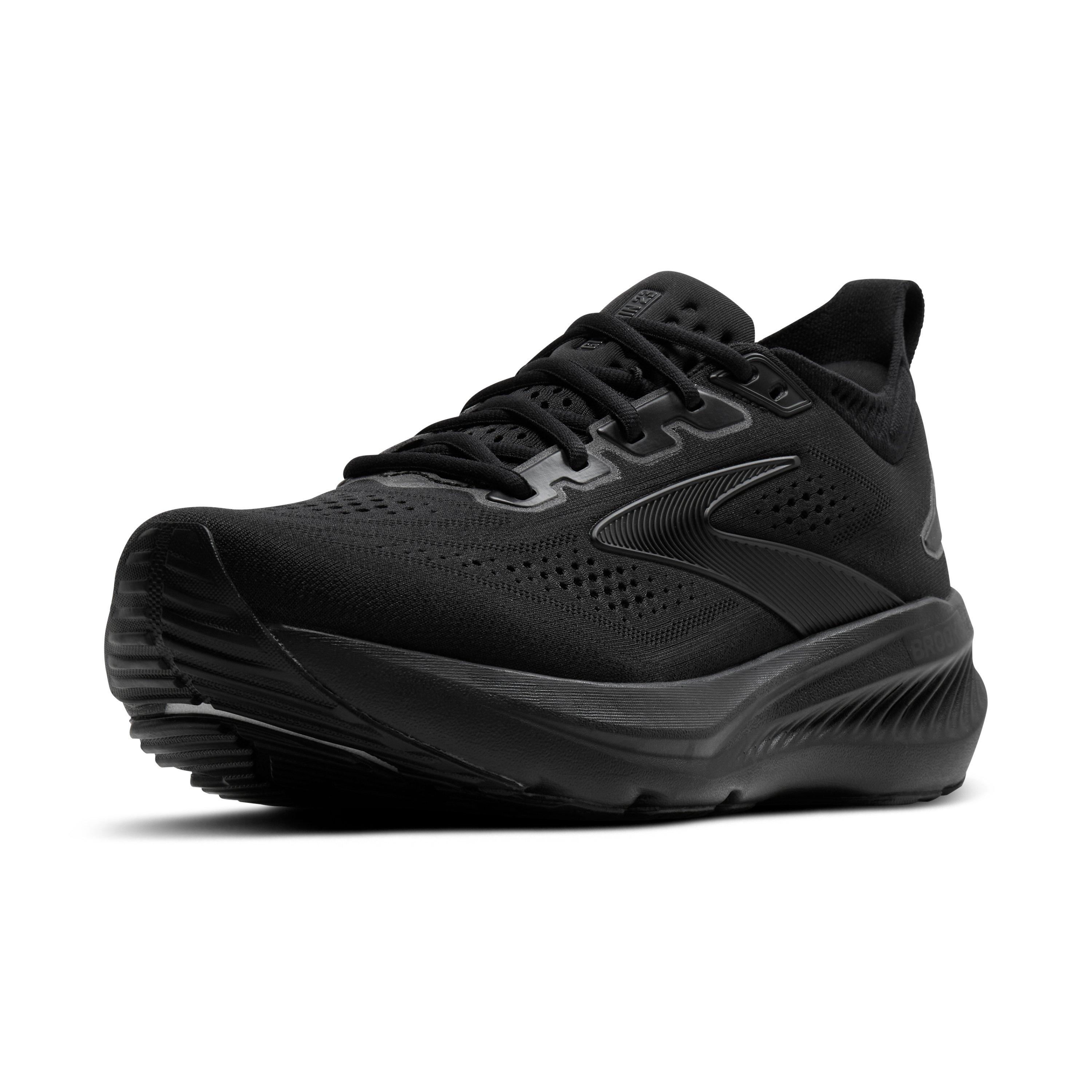 Brooks Glycerin 23 "Black/Black/Ebony" Women's Wide Running Shoe - BLACK/BLACK/EBONY