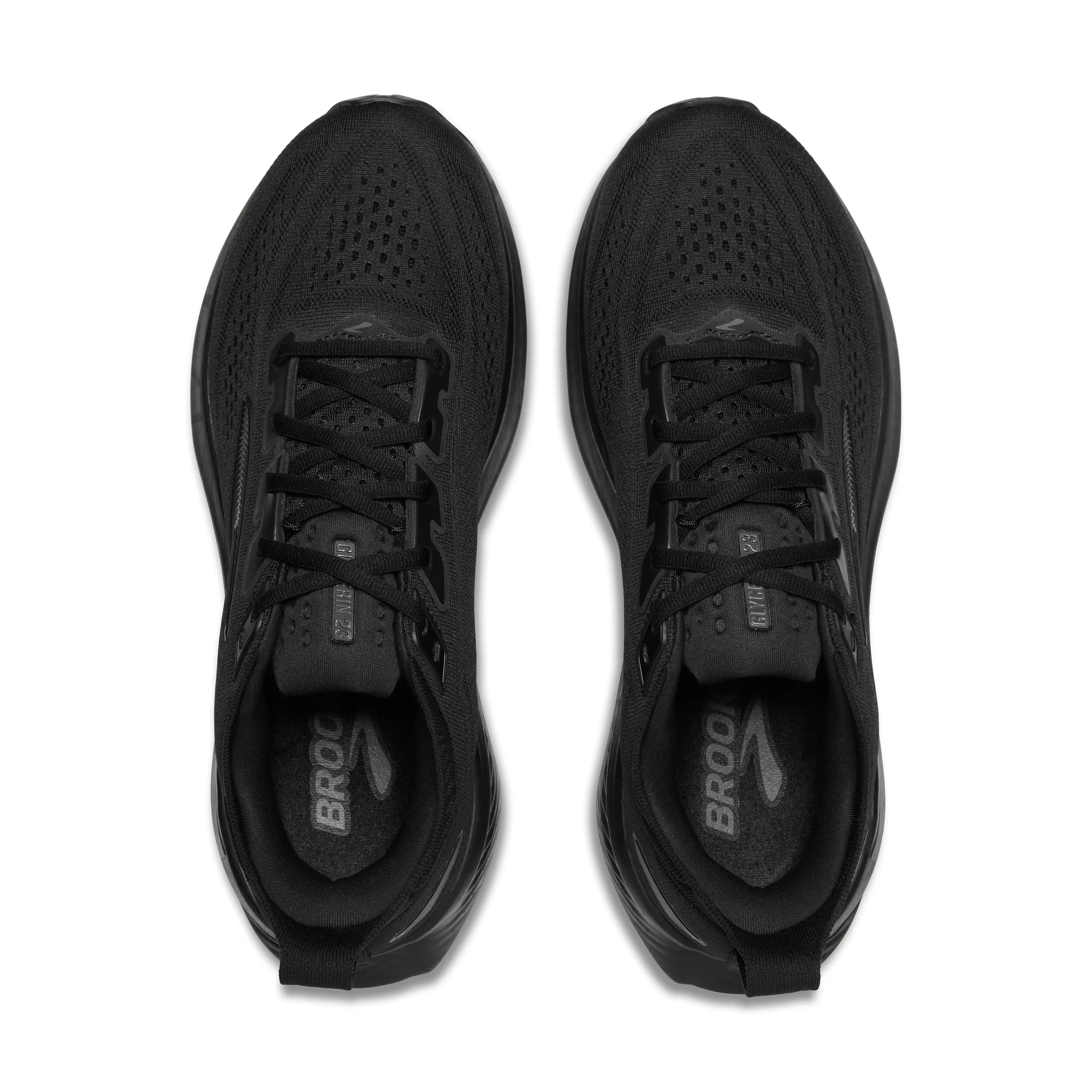 Brooks Glycerin 23 "Black/Black/Ebony" Women's Wide Running Shoe - BLACK/BLACK/EBONY