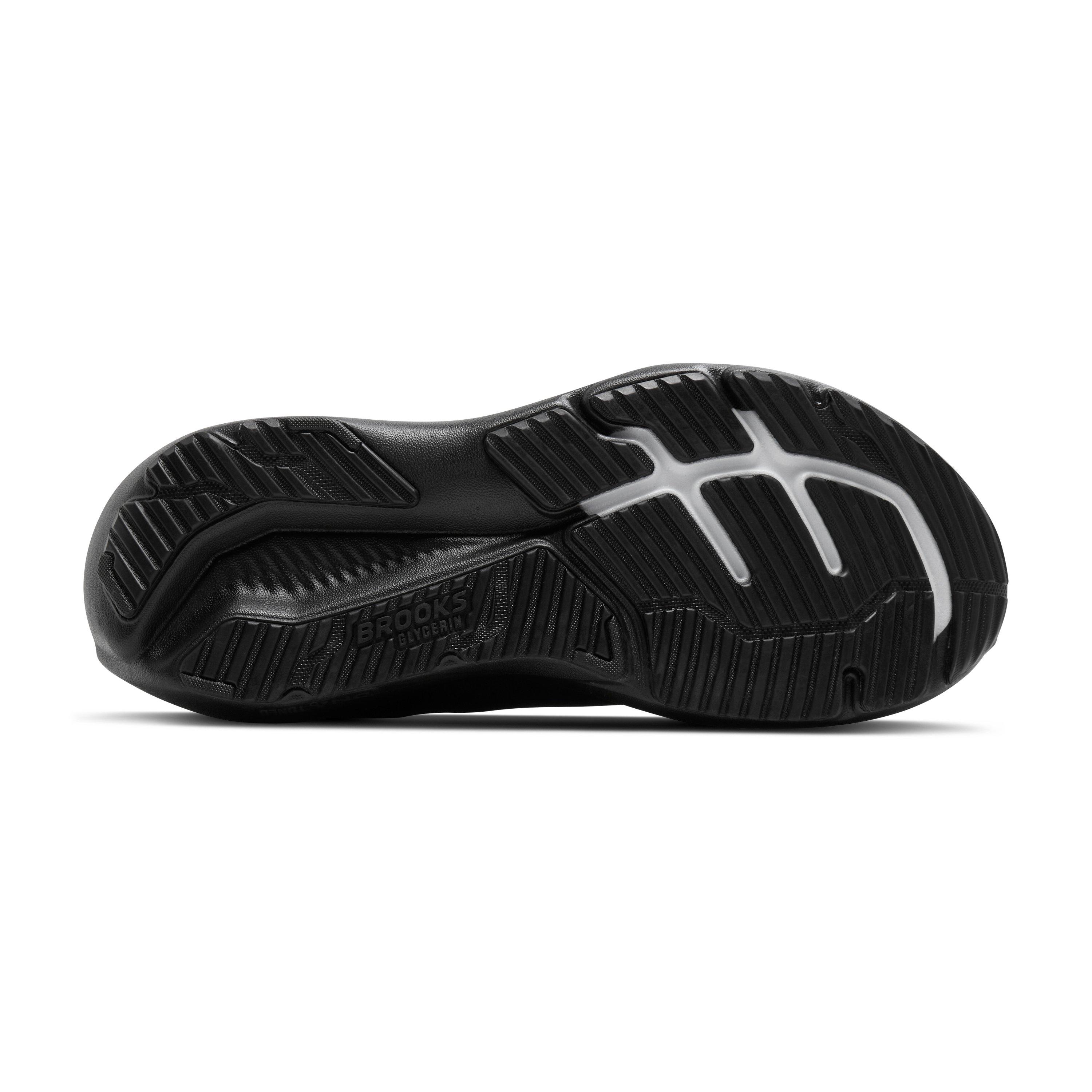 Brooks Glycerin 23 "Black/Black/Ebony" Women's Wide Running Shoe - BLACK/BLACK/EBONY