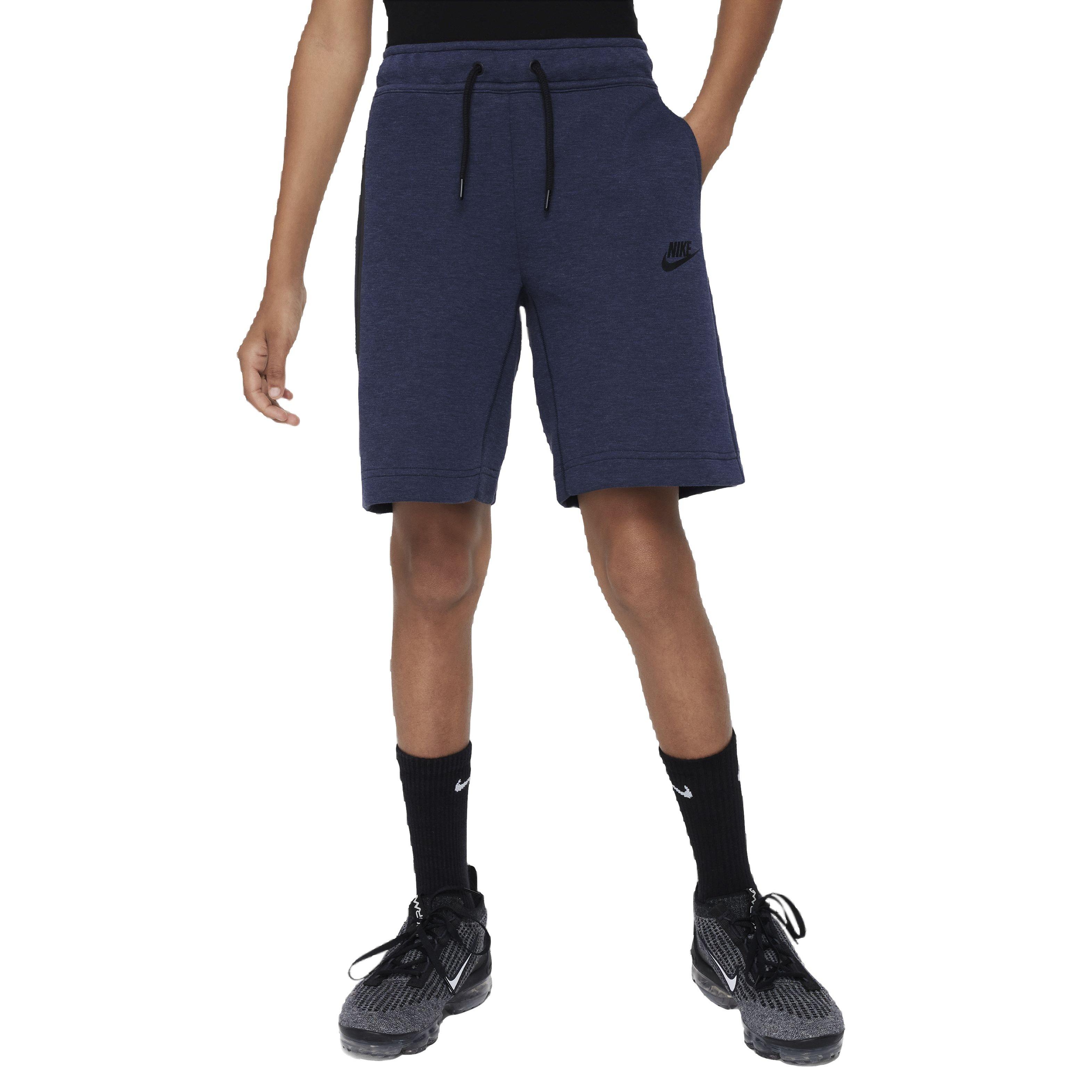 Nike Big Boys' Tech Fleece Shorts - Blue | Hibbett