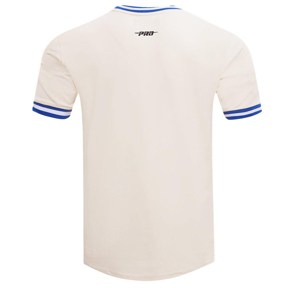 Pro Standard Men's MLB New York Mets Retro Classic Double Knit Tee - Eggshell/Royal Blue - EGGSHELL/ROYAL BLUE Thumbnail View 2