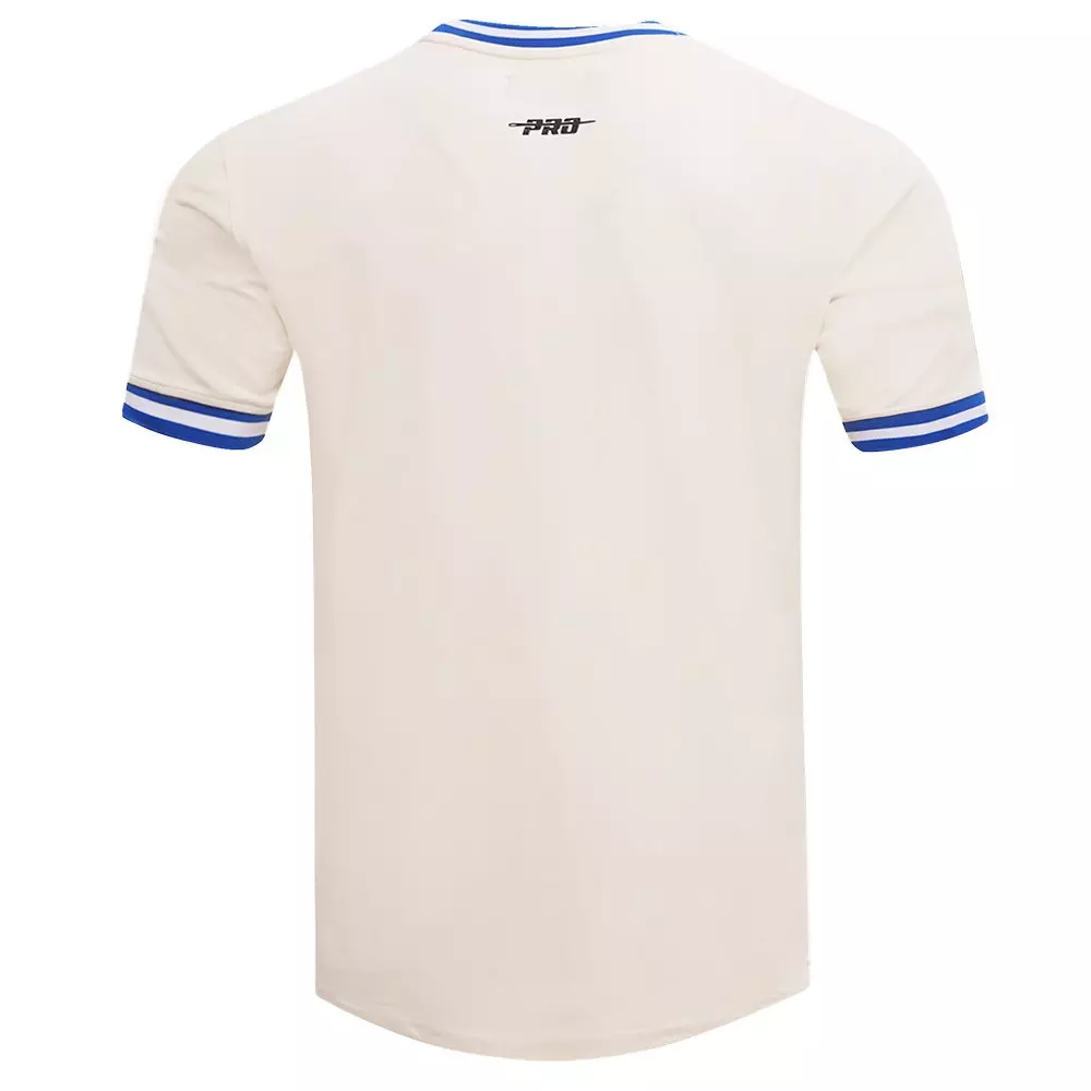 Pro Standard Men's MLB New York Mets Retro Classic Double Knit Tee -Eggshell/Royal Blue - EGGSHELL/ROYAL BLUE