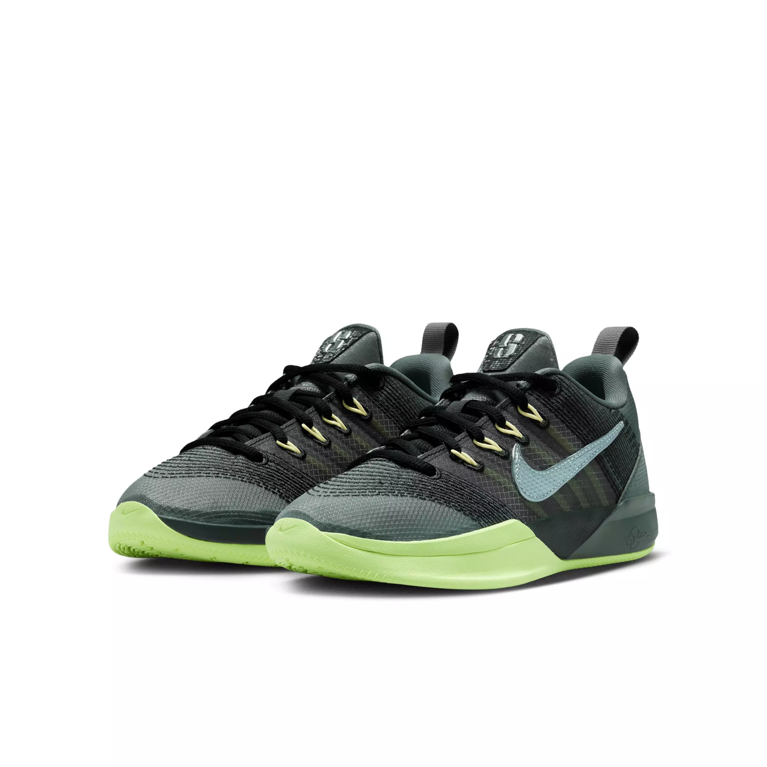 Nike Sabrina 3 Shooter "Iron Grey/Barely Volt/Mint Foam/Aluminum" Grade School Boys' Basketball Shoe - GREY/VOLT/MINT/ALUMINUM