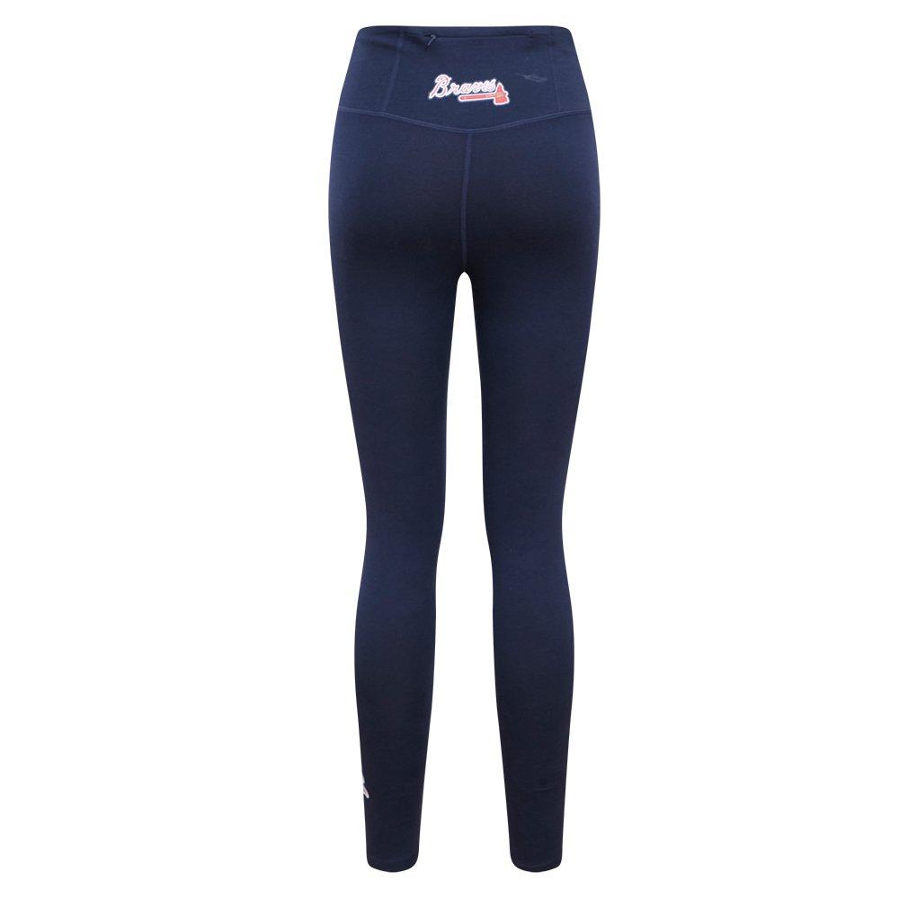 Pro Standard Women's MLB Atlanta Braves​ Classic Jersey Leggings -Navy - NAVY Thumbnail View 2
