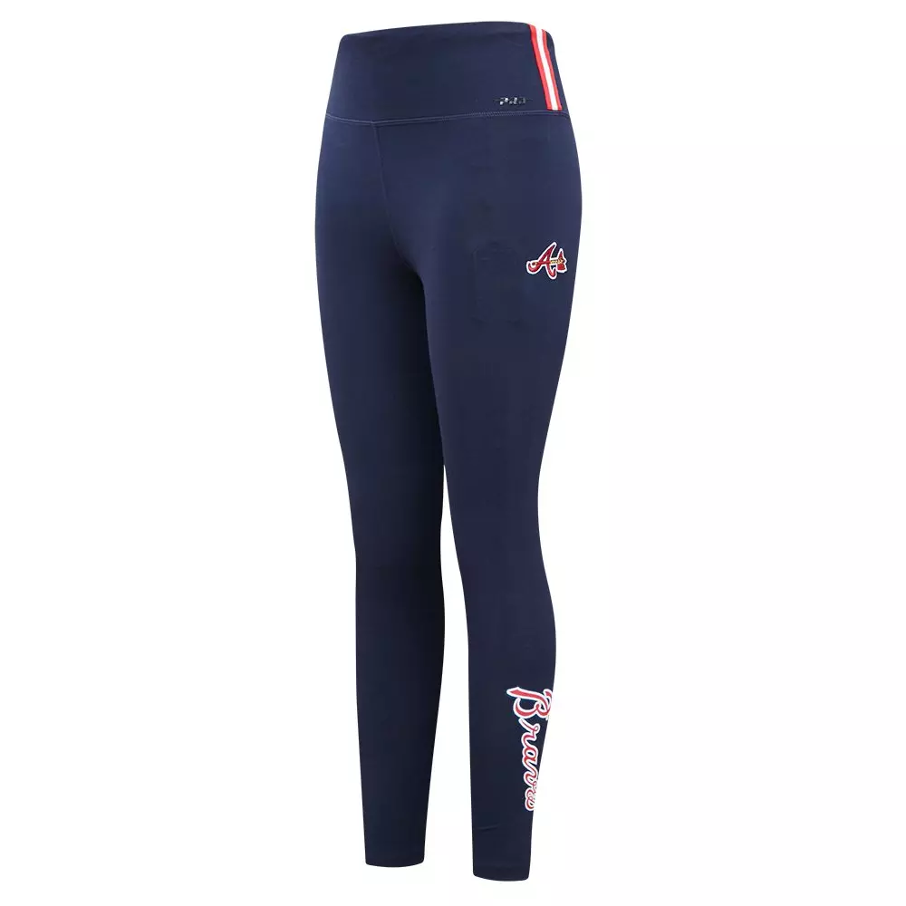 Pro Standard Women's MLB Atlanta Braves​ Classic Jersey Leggings - Navy - NAVY