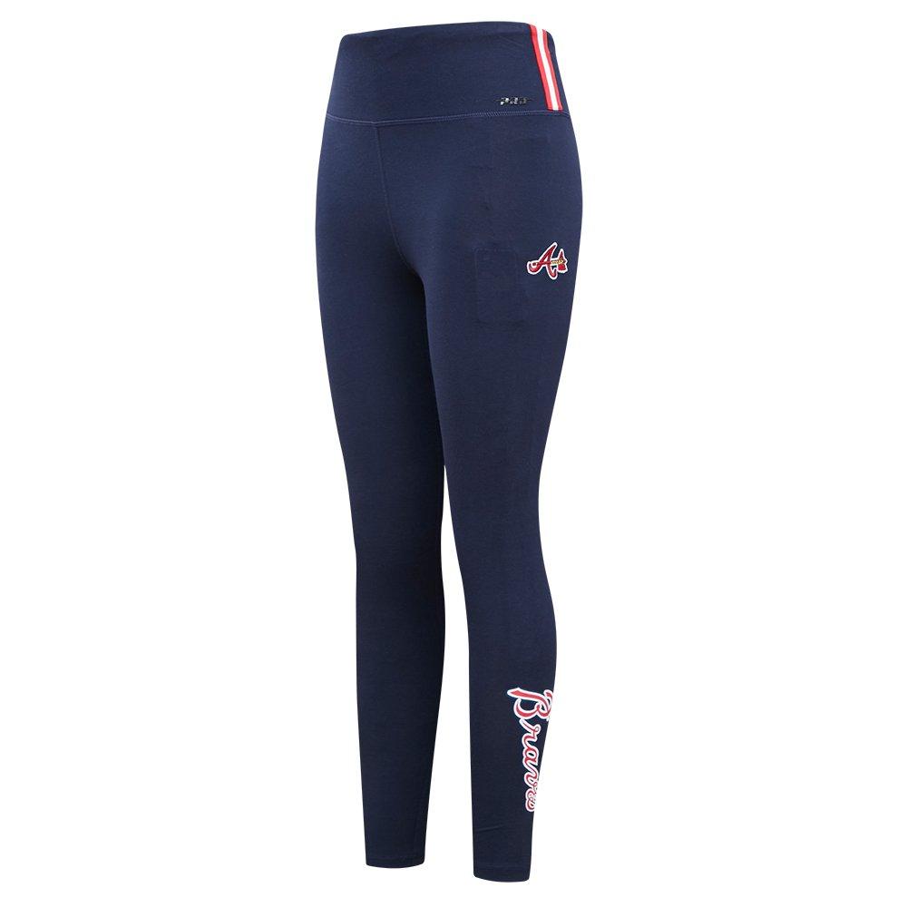 Pro Standard Women's MLB Atlanta Braves​ Classic Jersey Leggings -Navy - NAVY Thumbnail View 3