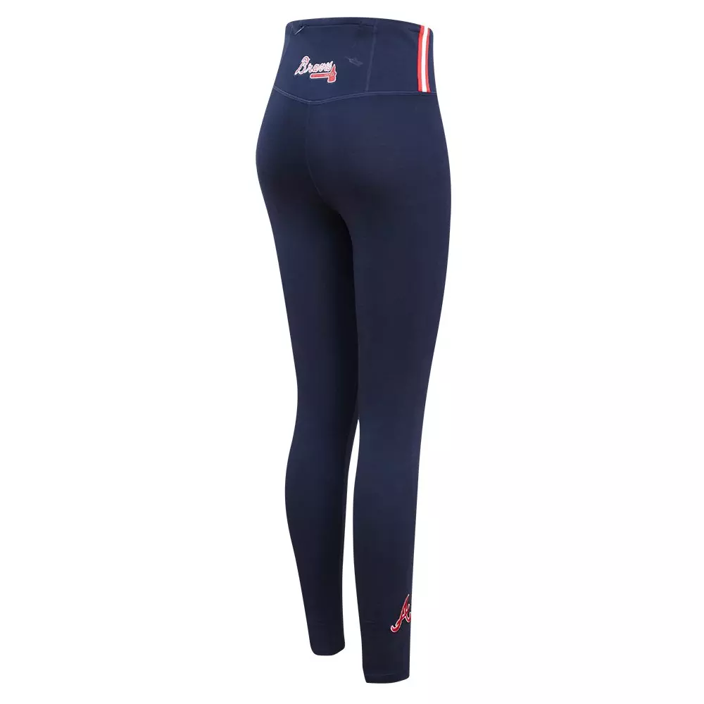 Pro Standard Women's MLB Atlanta Braves​ Classic Jersey Leggings - Navy - NAVY