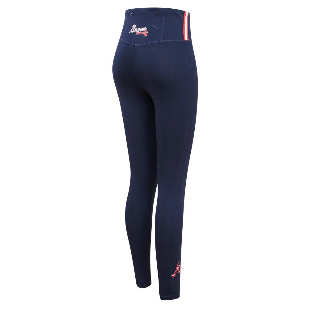 Pro Standard Women's MLB Atlanta Braves​ Classic Jersey Leggings -Navy - NAVY Thumbnail View 4