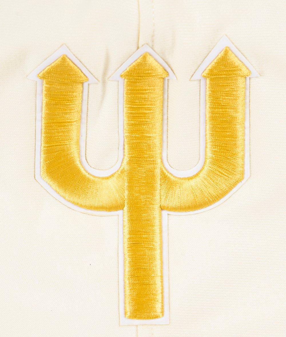 Pro Standard Men's MLB Seattle Mariners Retro Classic Fleece Pullover Hoodie -Eggshell/Royal - EGGSHELL/ROYAL BLUE Thumbnail View 8