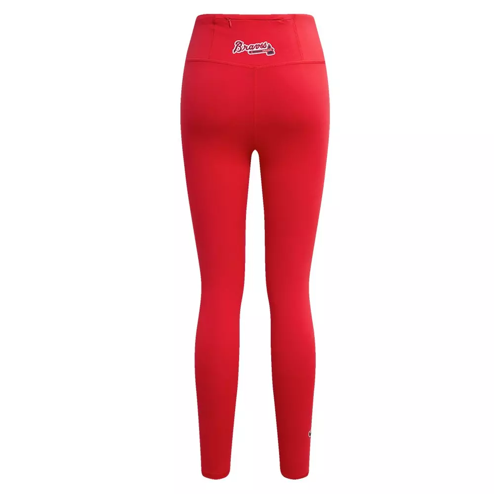 Pro Standard Women's MLB Atlanta Braves​ Classic Jersey Leggings -Red - RED