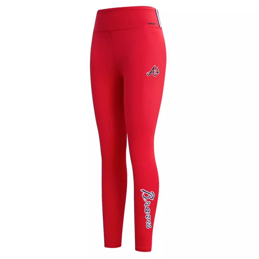 Pro Standard Women's MLB Atlanta Braves​ Classic Jersey Leggings - Red - RED