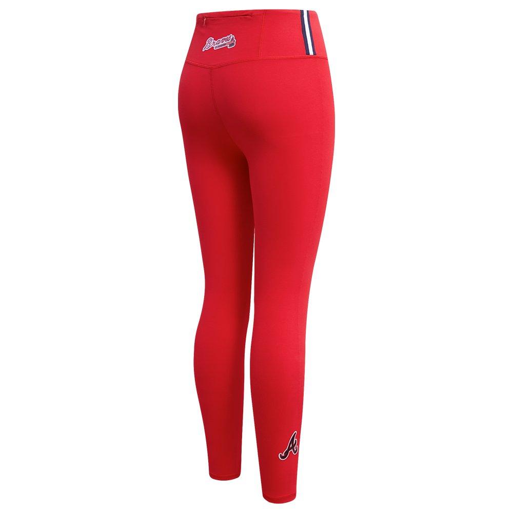 Pro Standard Women's MLB Atlanta Braves​ Classic Jersey Leggings -Red - RED Thumbnail View 4