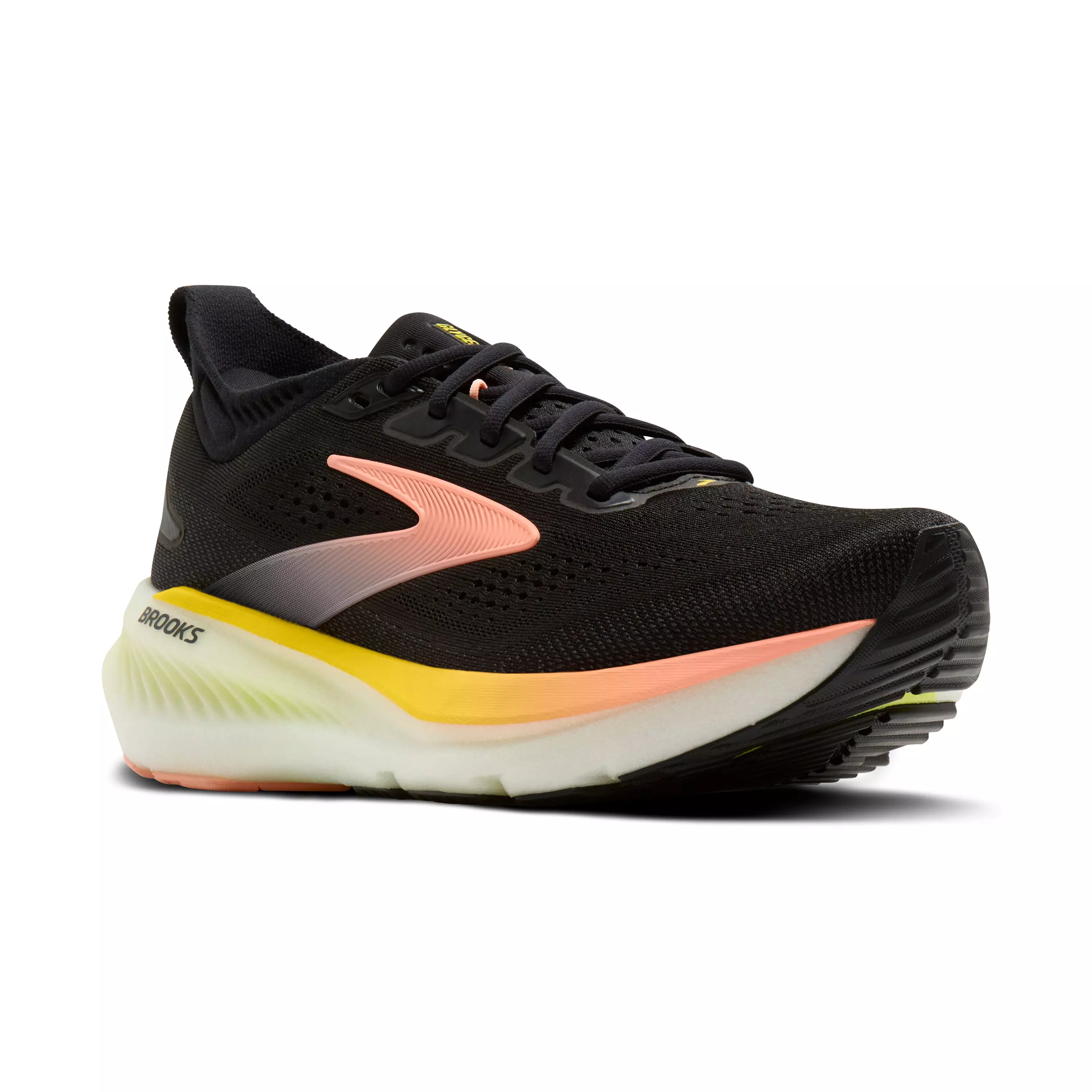 Brooks Glycerin 23 "Black/Peach/Nightlife" Women's Running Shoe - BLACK/PEACH/NIGHTLIFE