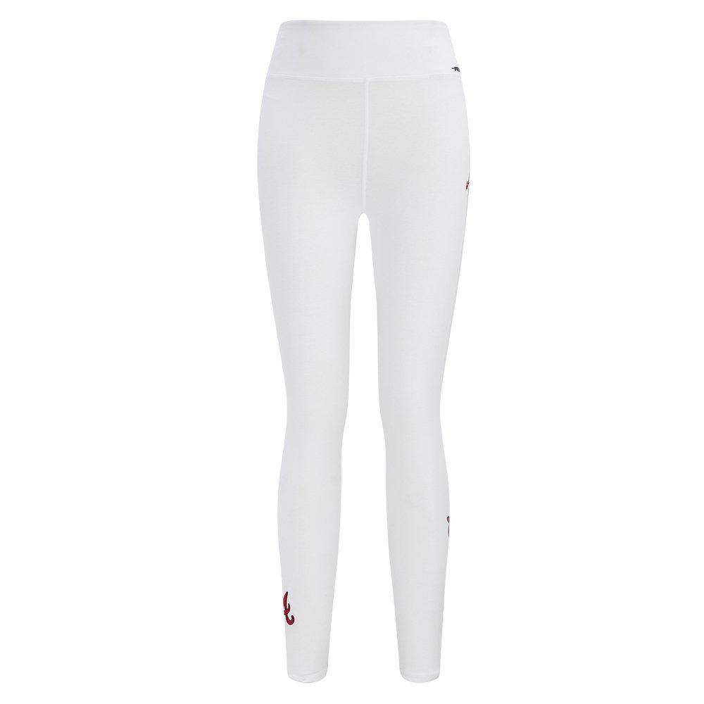 Pro Standard Women's MLB Atlanta Braves​​ Classic Jersey Leggings - White - WHITE Thumbnail View 1