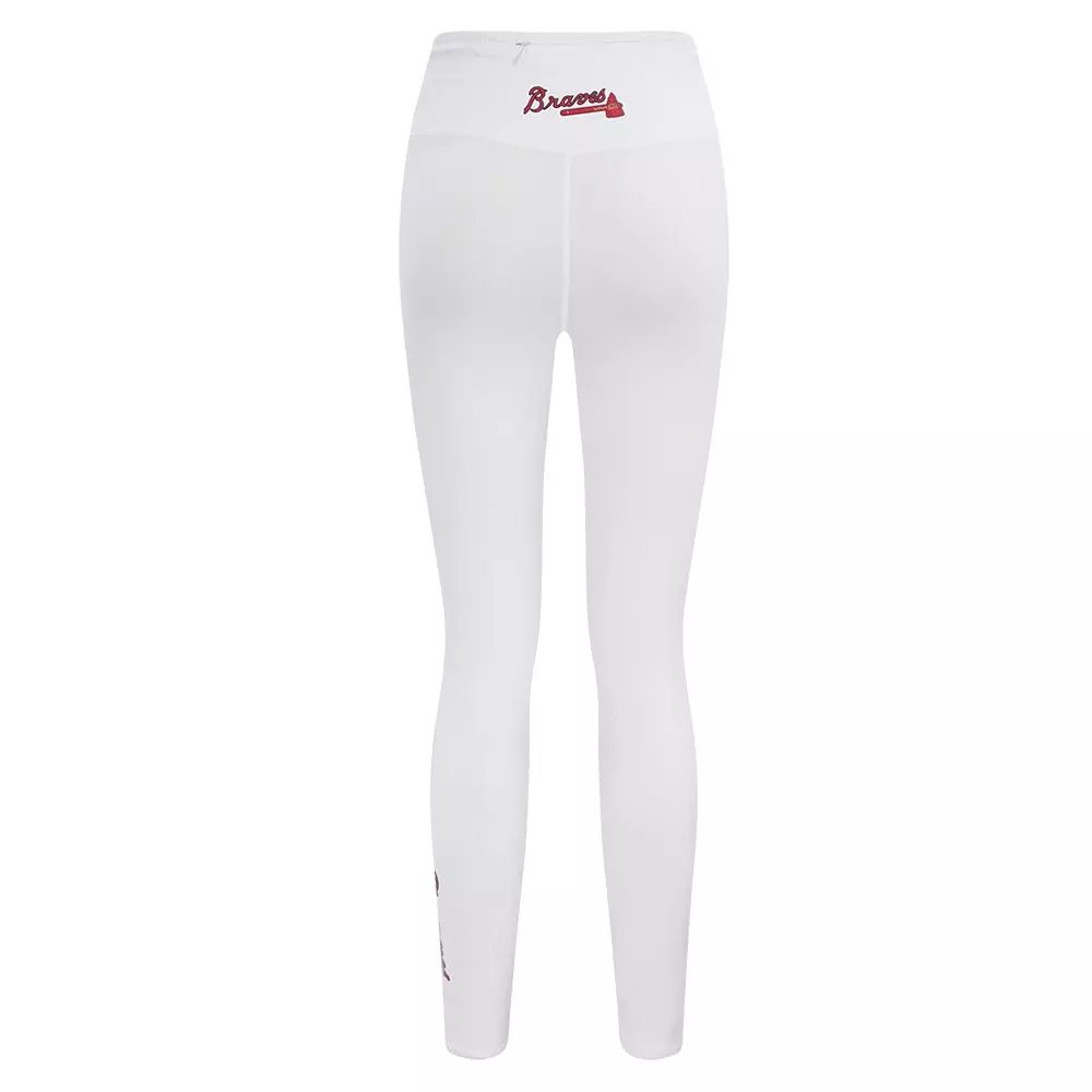 Pro Standard Women's MLB Atlanta Braves​​ Classic Jersey Leggings -White - WHITE
