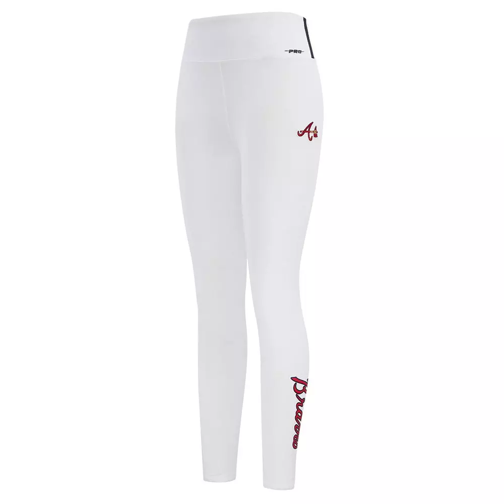 Pro Standard Women's MLB Atlanta Braves​​ Classic Jersey Leggings - White - WHITE