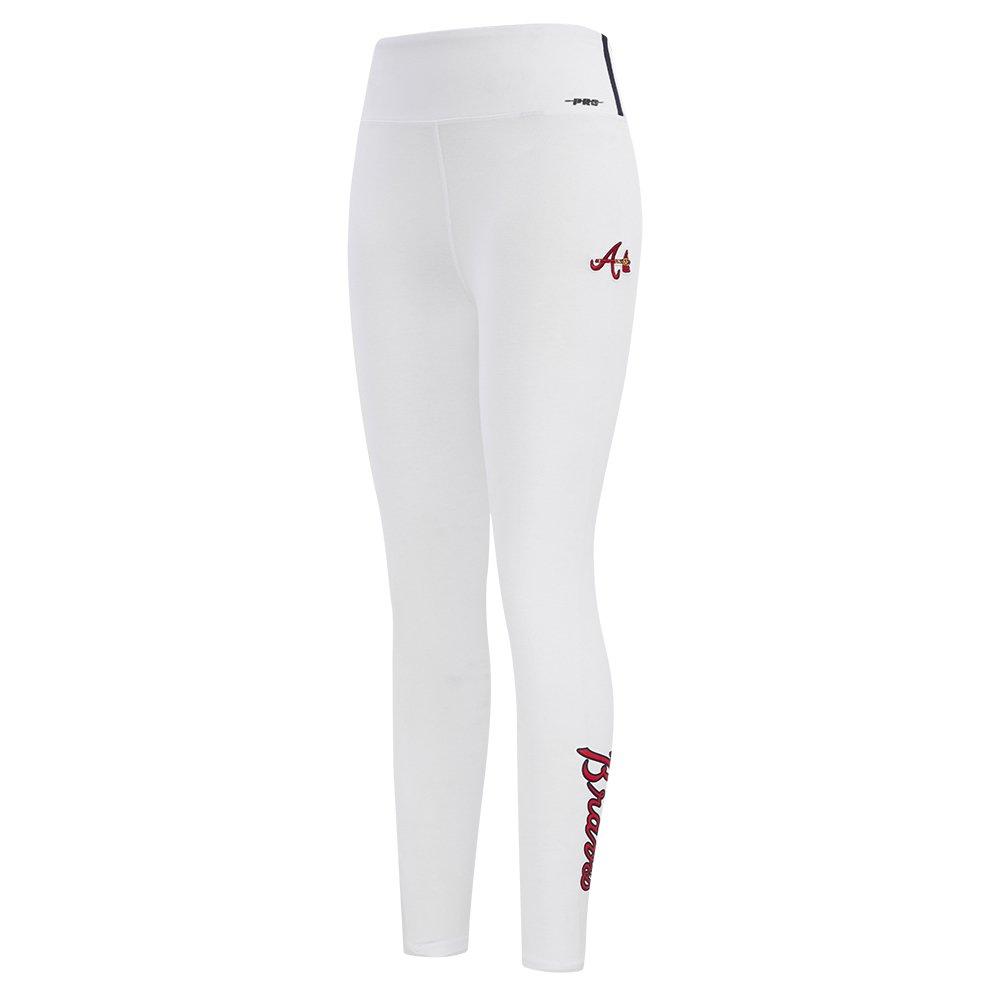 Pro Standard Women's MLB Atlanta Braves​​ Classic Jersey Leggings -White - WHITE Thumbnail View 3