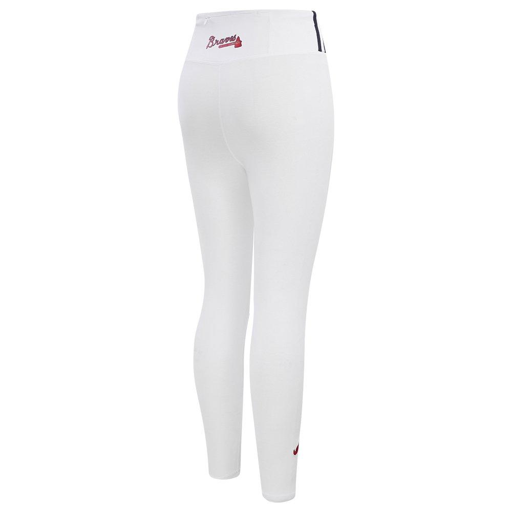 Pro Standard Women's MLB Atlanta Braves​​ Classic Jersey Leggings -White - WHITE Thumbnail View 4