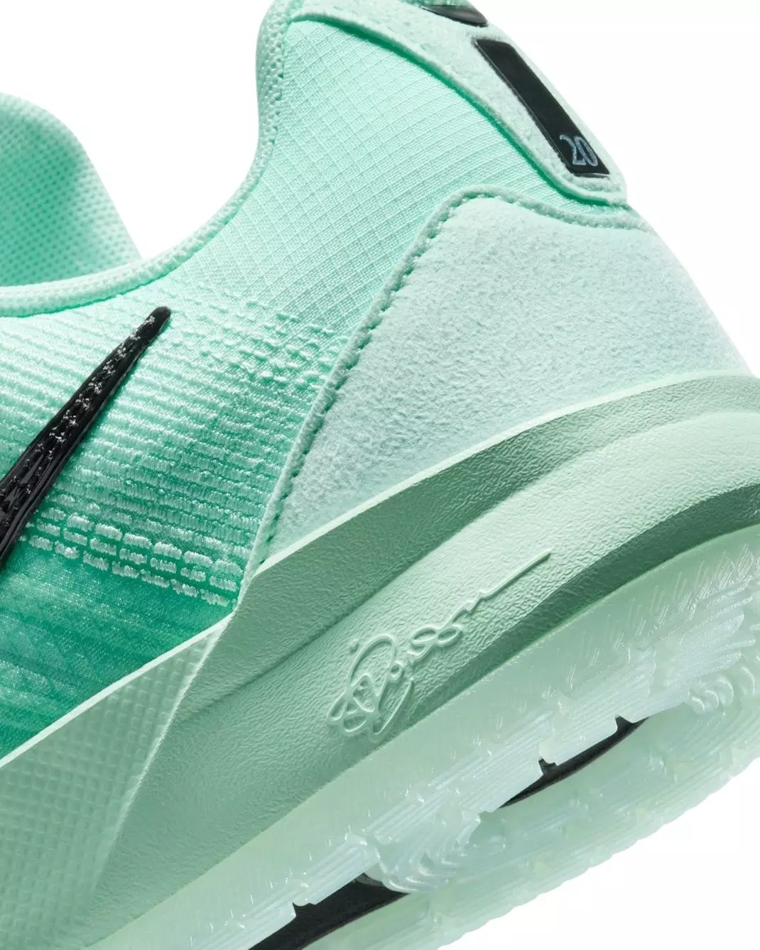 Nike Sabrina 3 "Warning Label" "Mint Foam/Metallic Gold/Black" Grade School Kids' Basketball Shoe - MINT FOAM/METALLIC GOLD/BLACK