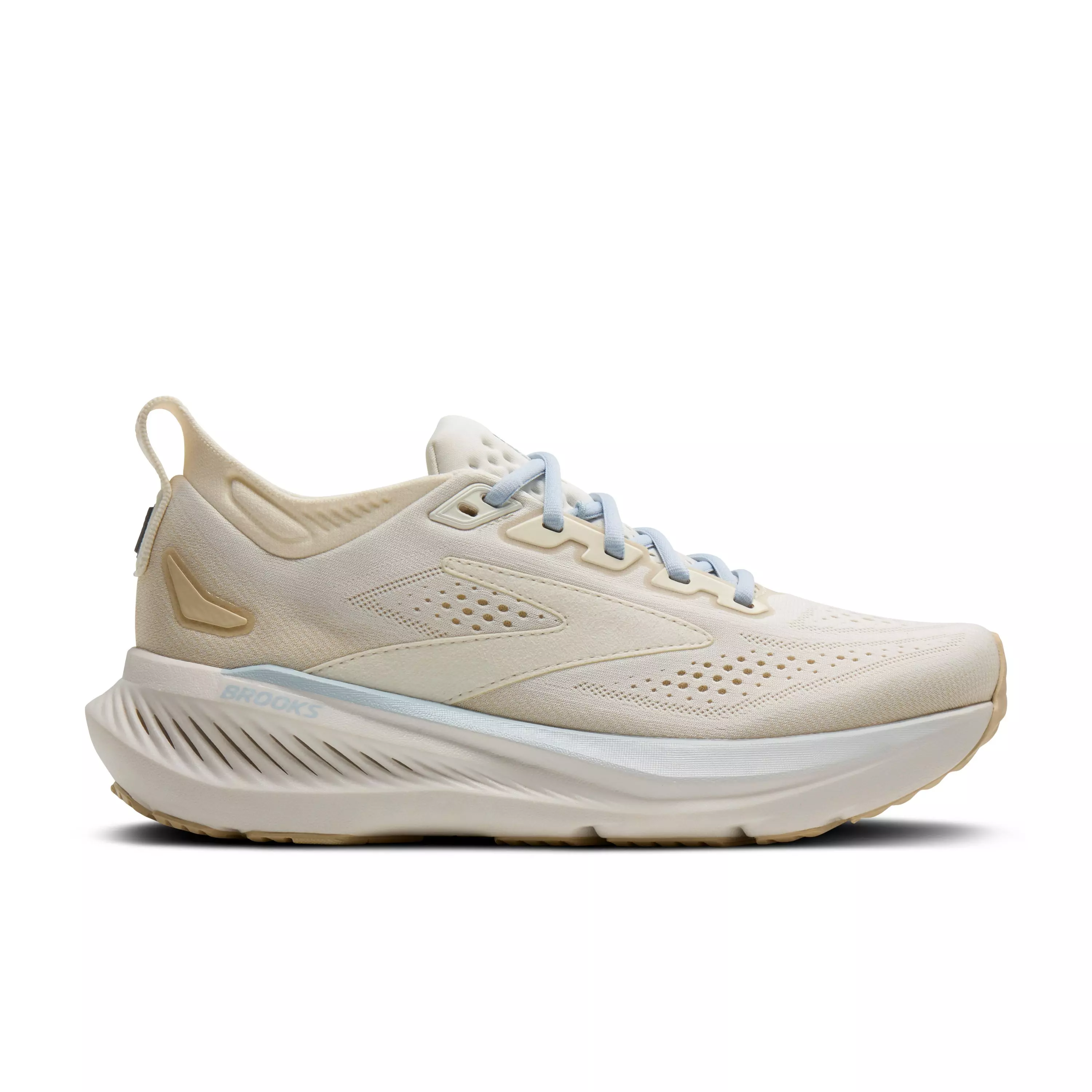 Brooks Glycerin 23 "Coconut/Sand/Skyway" Women's Running Shoe - COCONUT/SAND/SKYWAY