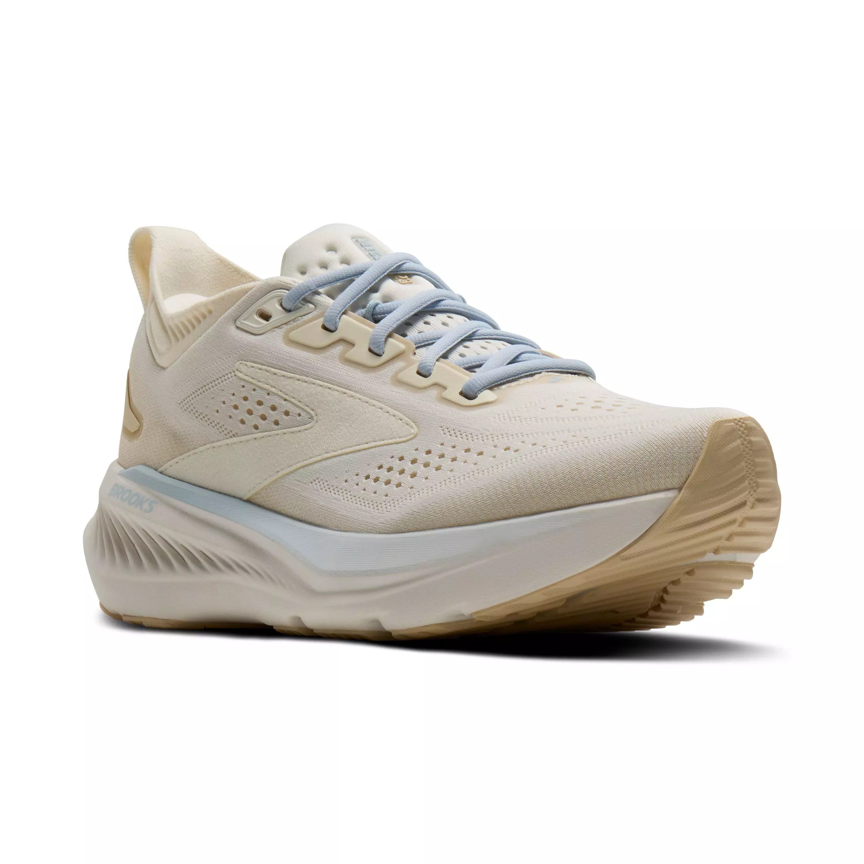 Brooks Glycerin 23 "Coconut/Sand/Skyway" Women's Running Shoe - COCONUT/SAND/SKYWAY