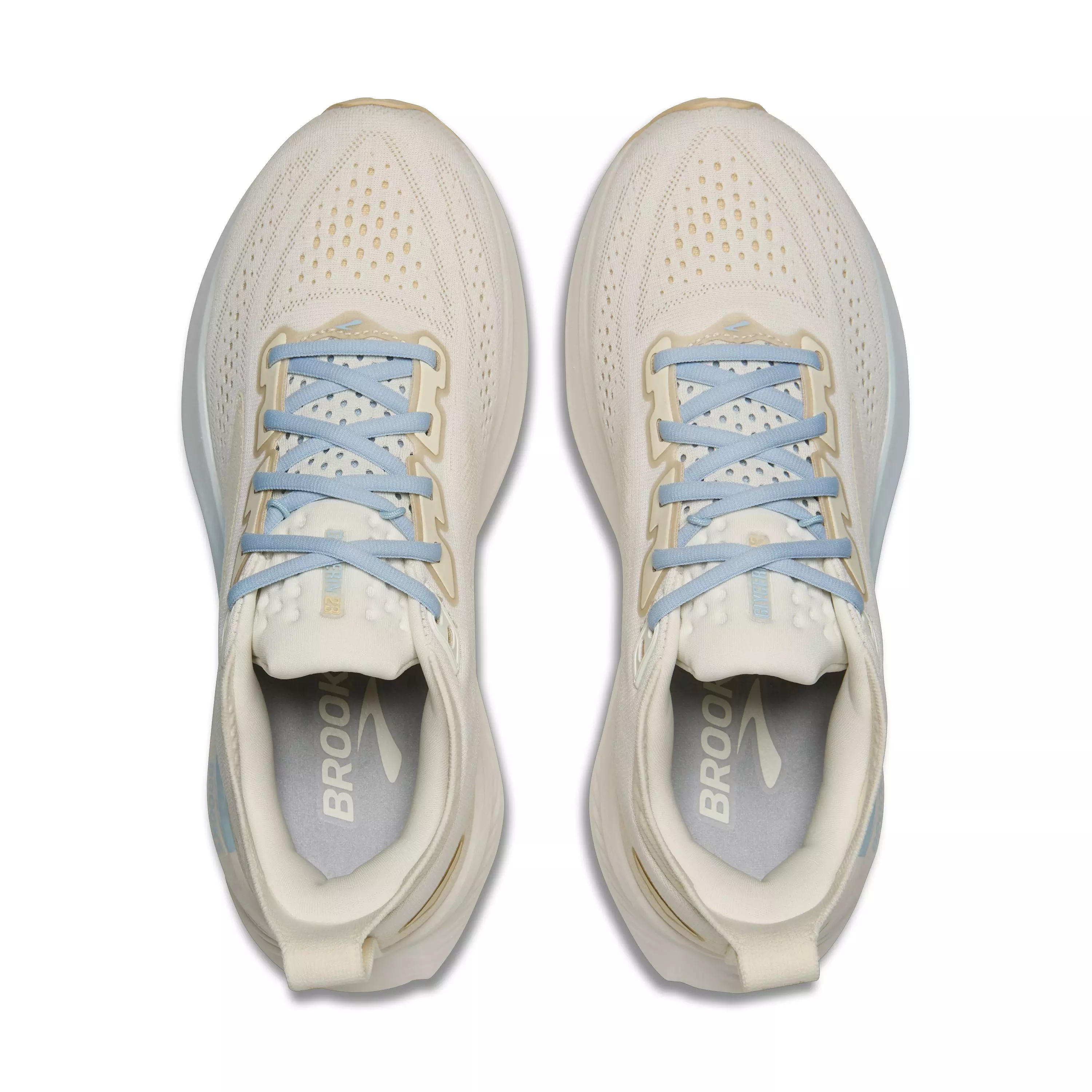 Brooks Glycerin 23 "Coconut/Sand/Skyway" Women's Running Shoe - COCONUT/SAND/SKYWAY