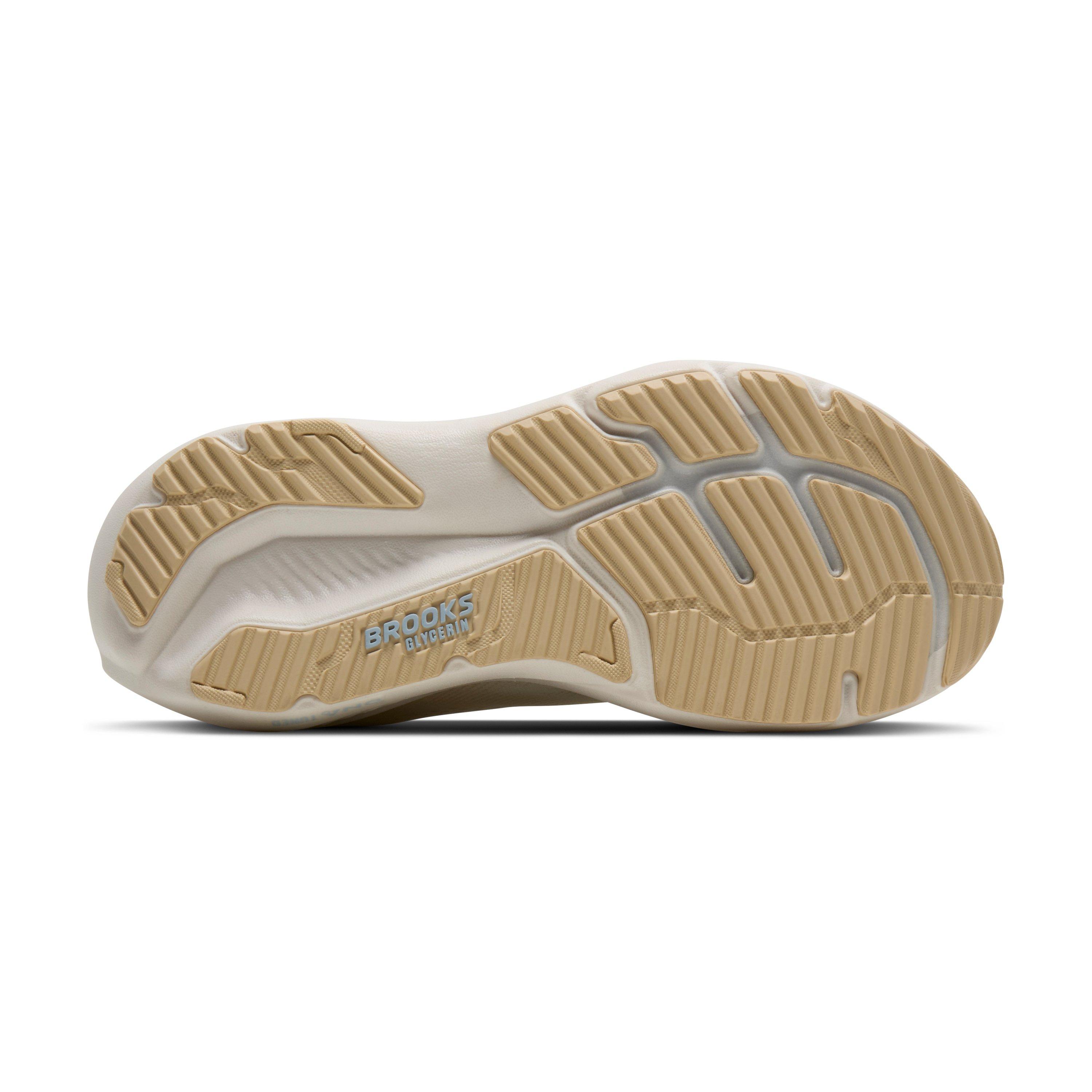 Brooks Glycerin 23 "Coconut/Sand/Skyway" Women's Running Shoe - COCONUT/SAND/SKYWAY