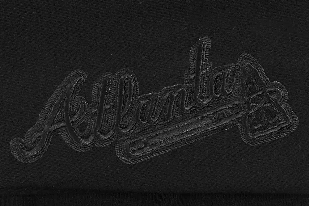 Pro Standard Women's MLB Atlanta Braves Neutral HW Jersey Legging - Black - BLACK