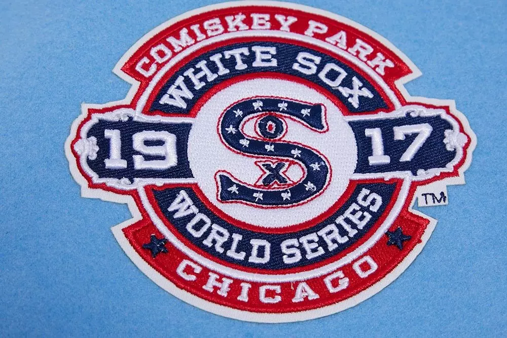 Pro Standard Men's MLB Chicago White Sox Retro Classic Rib Wool Varsity Jacket -Blue/White - BLUE/WHITE