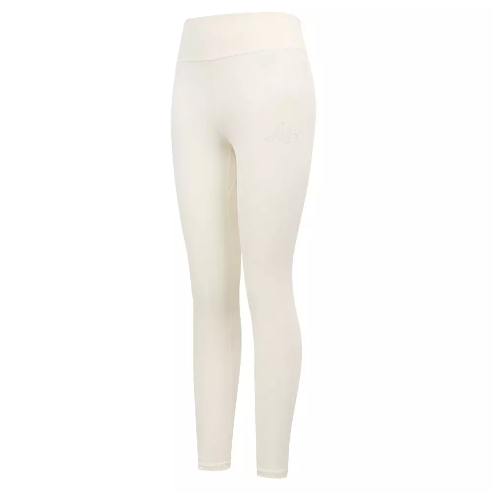Pro Standard Women's MLB Atlanta Braves Neutral HW Jersey Legging -Cream - CREAM