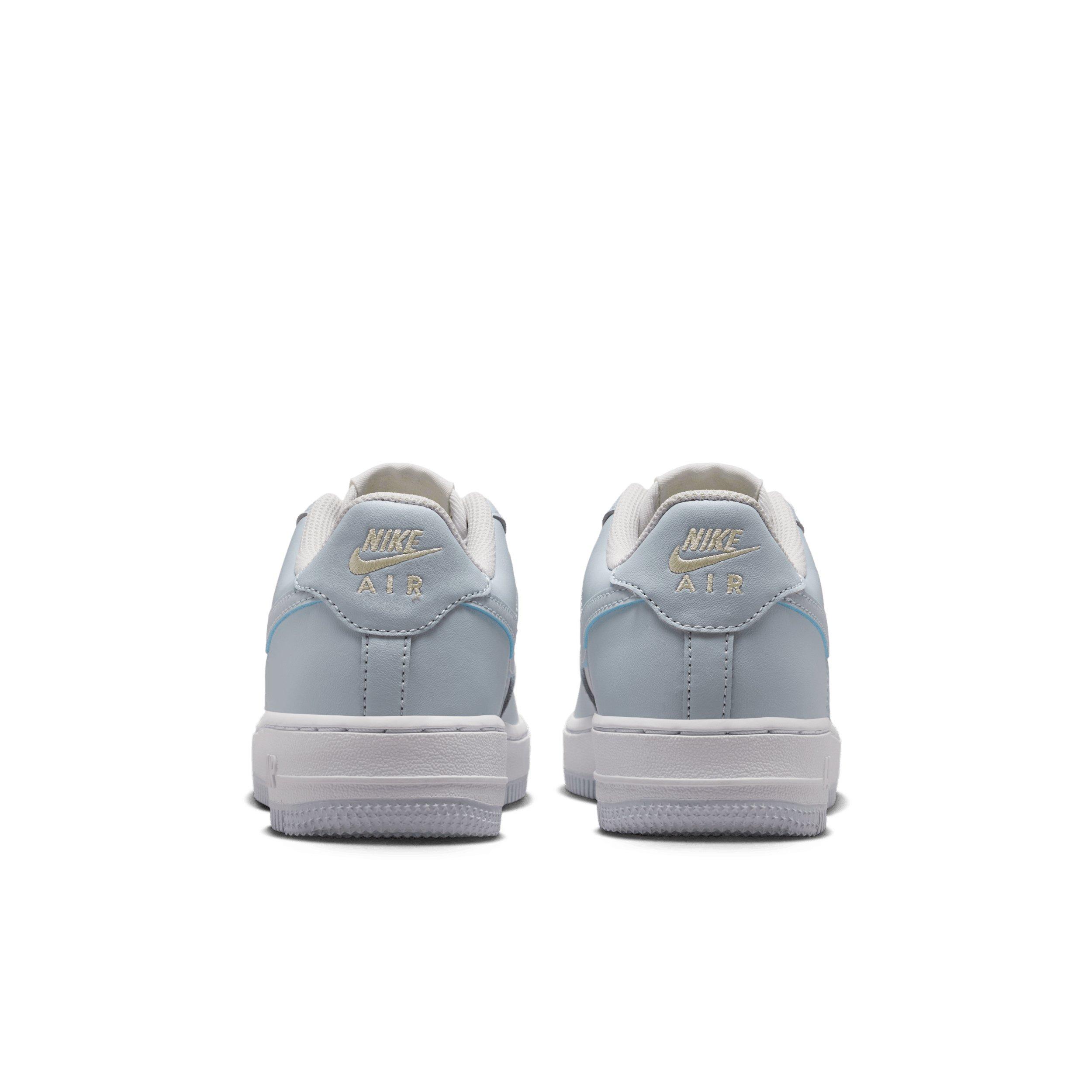 Nike Air Force 1 "Platinum Tint/Alabaster/White/Aura" Grade School Girls' Shoe - PLATINUM/ALABASTER/WHITE/AURA Thumbnail View 5