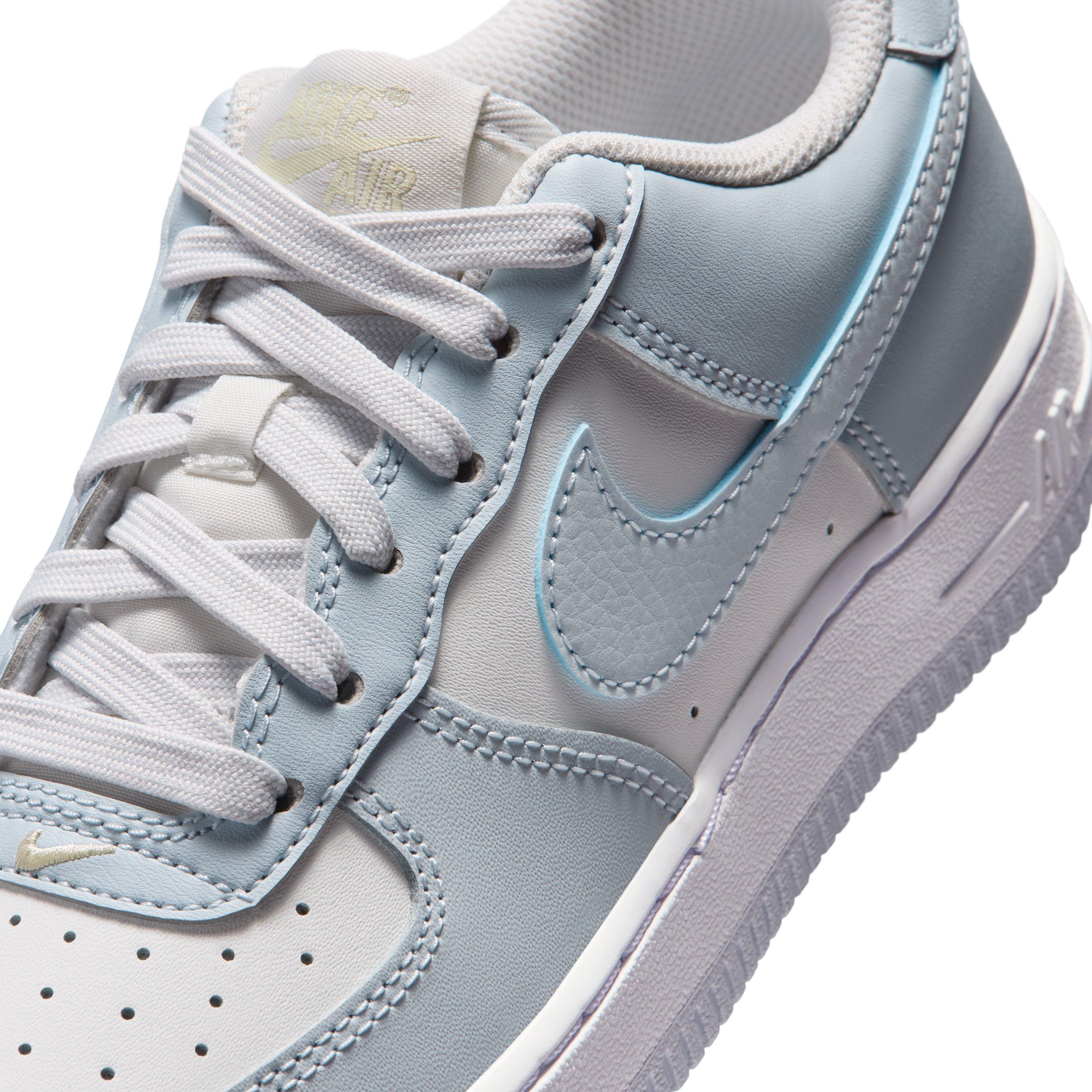Nike Air Force 1 "Platinum Tint/Alabaster/White/Aura" Grade School Girls' Shoe - PLATINUM/ALABASTER/WHITE/AURA Thumbnail View 7