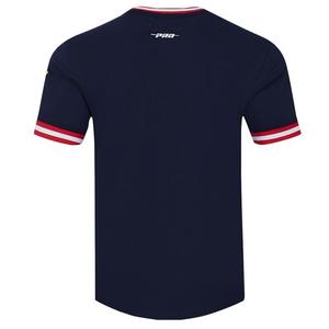 Pro Standard Men's MLB Minnesota Twins Retro Classic Double Knit Tee -Navy/Red