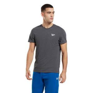 Reebok Men's Identity Small Logo Tee - Dark Grey