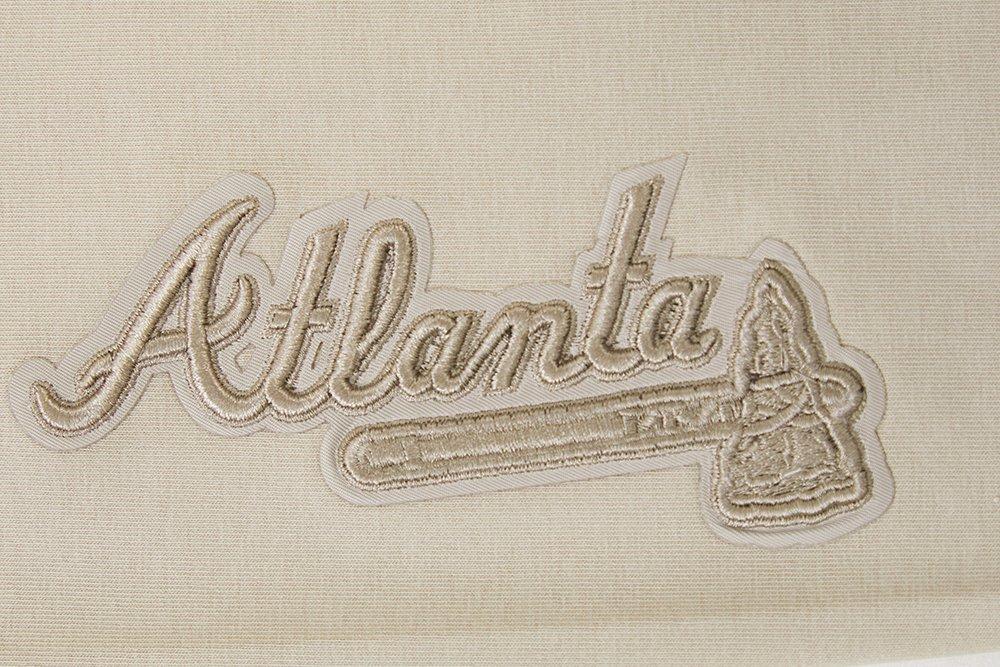 Pro Standard Women's MLB Atlanta Braves Neutral HW Jersey Legging -Tan​ - TAN Thumbnail View 5