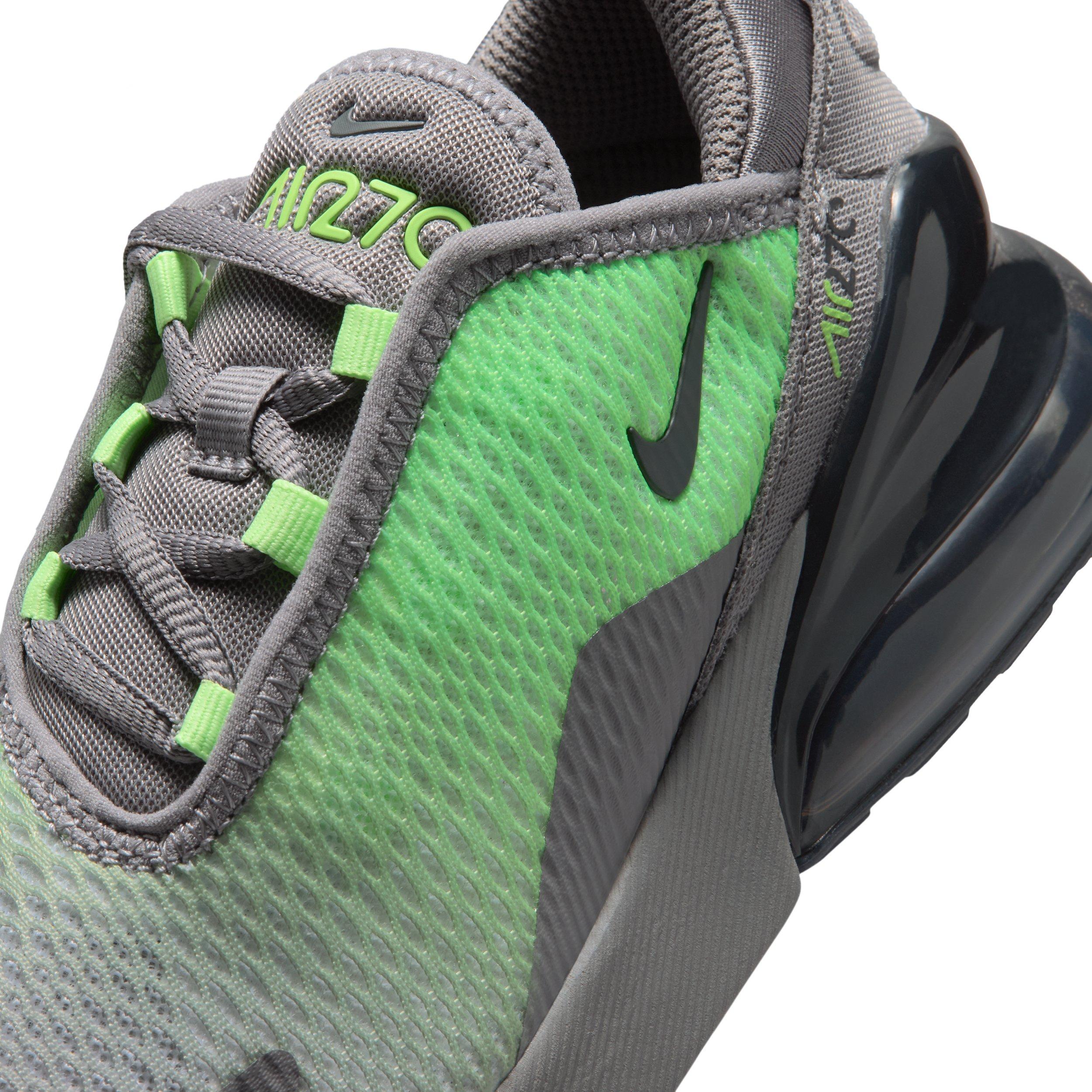 Nike Air Max 270 "Pencil Point/Lime Blast/Anthracite" Preschool Boys' Shoe - PENCIL/LIME/ANTHRACITE Thumbnail View 7