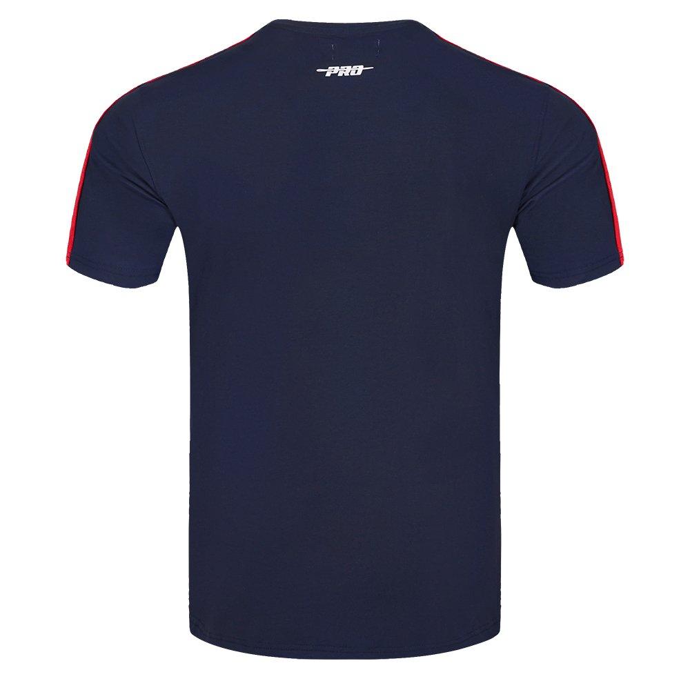 Pro Standard Men's MLB Minnesota Twins Retro Classic Single Jersey Striped Tee -Navy/Red - NAVY/RED Thumbnail View 2