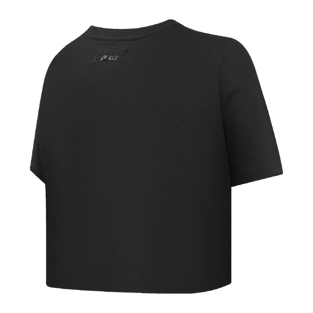 Pro Standard Women's MLB Arizona Diamondbacks Retro Classic Boxy Top - Black - BLACK