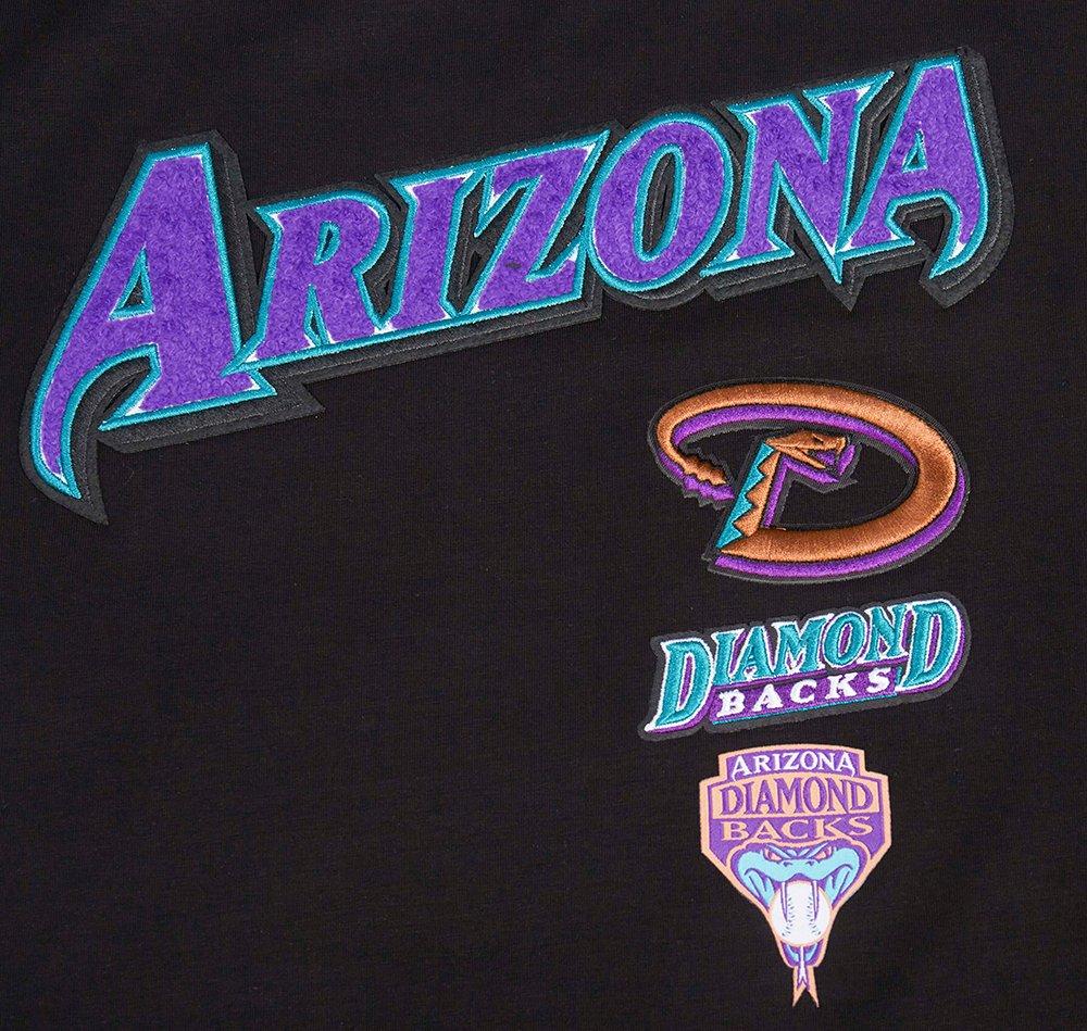 Pro Standard Women's MLB Arizona Diamondbacks Retro Classic Boxy Top -Black - BLACK Thumbnail View 5