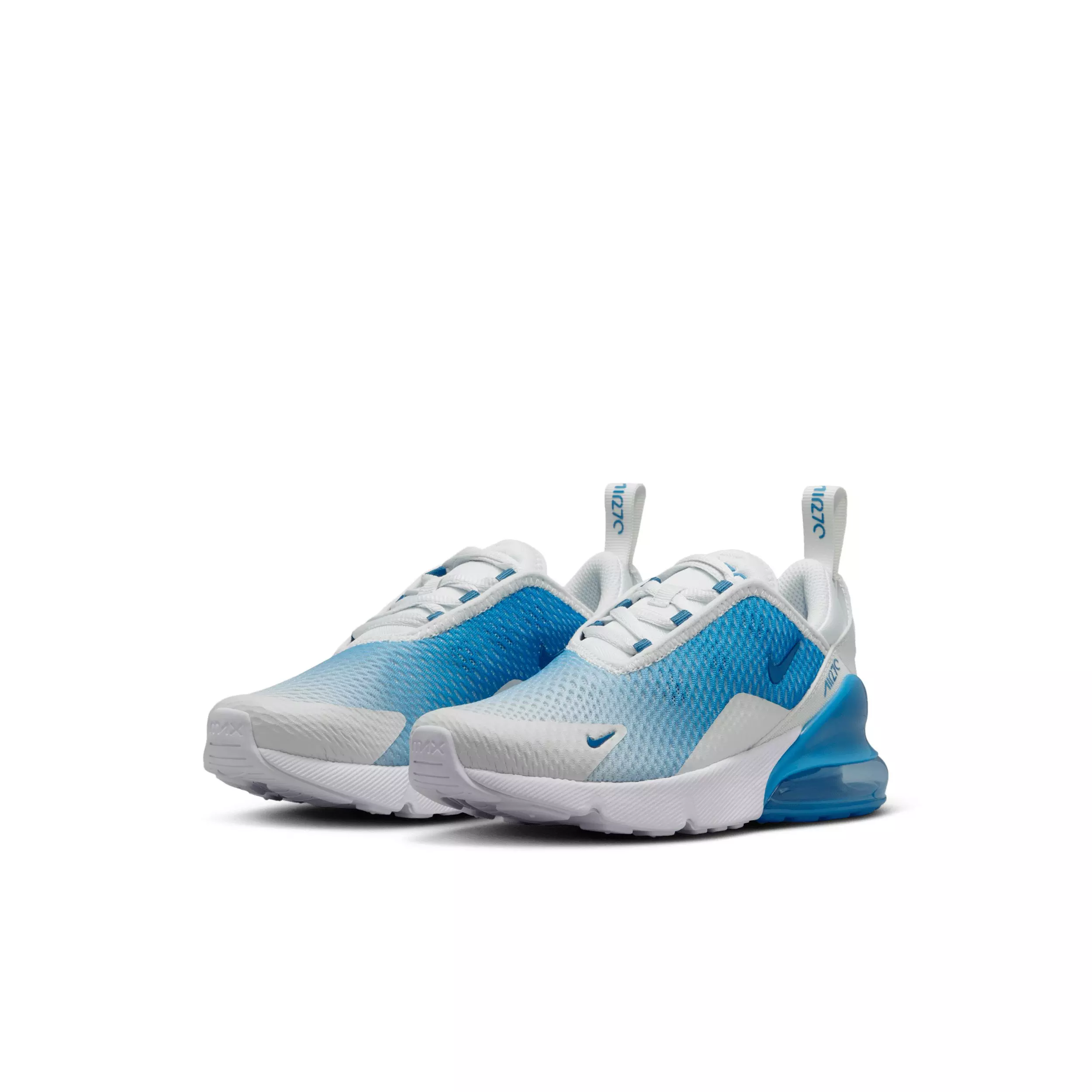 Nike Air Max 270 "Off White/Dutch Blue/Court Blue" Preschool Boys' Shoe - OFF WHITE/BLUE/BLUE