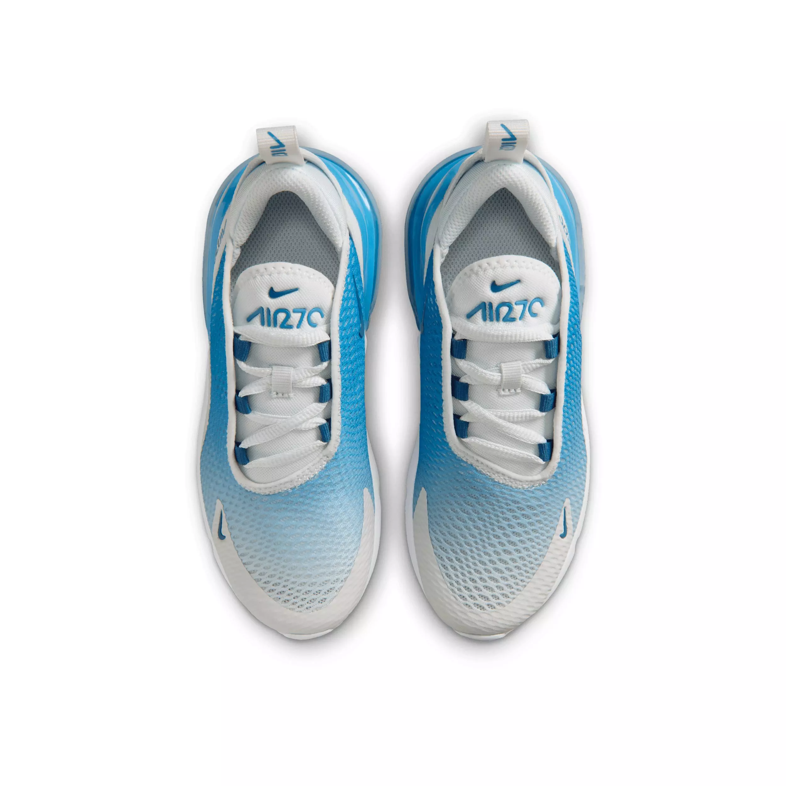 Nike Air Max 270 "Off White/Dutch Blue/Court Blue" Preschool Boys' Shoe - OFF WHITE/BLUE/BLUE