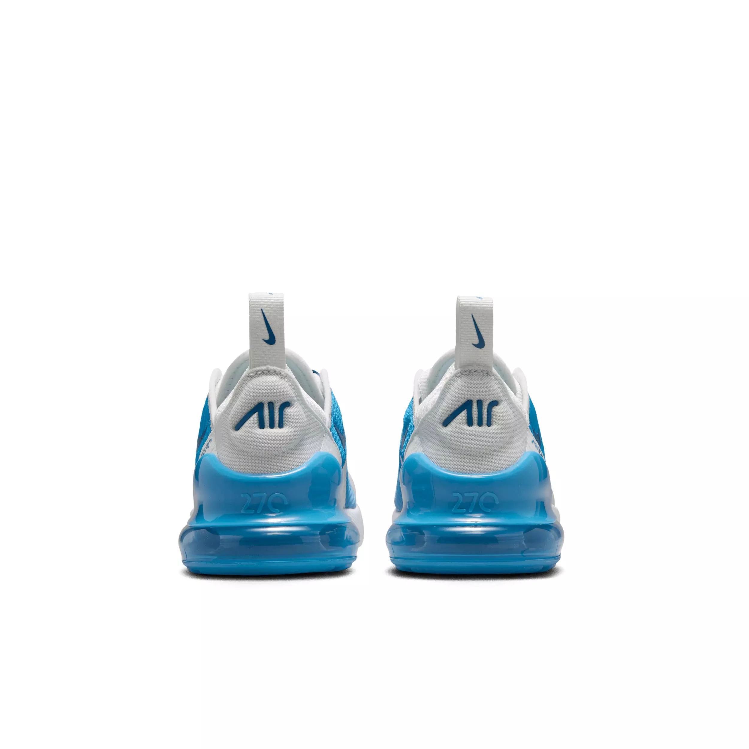 Nike Air Max 270 "Off White/Dutch Blue/Court Blue" Preschool Boys' Shoe - OFF WHITE/BLUE/BLUE
