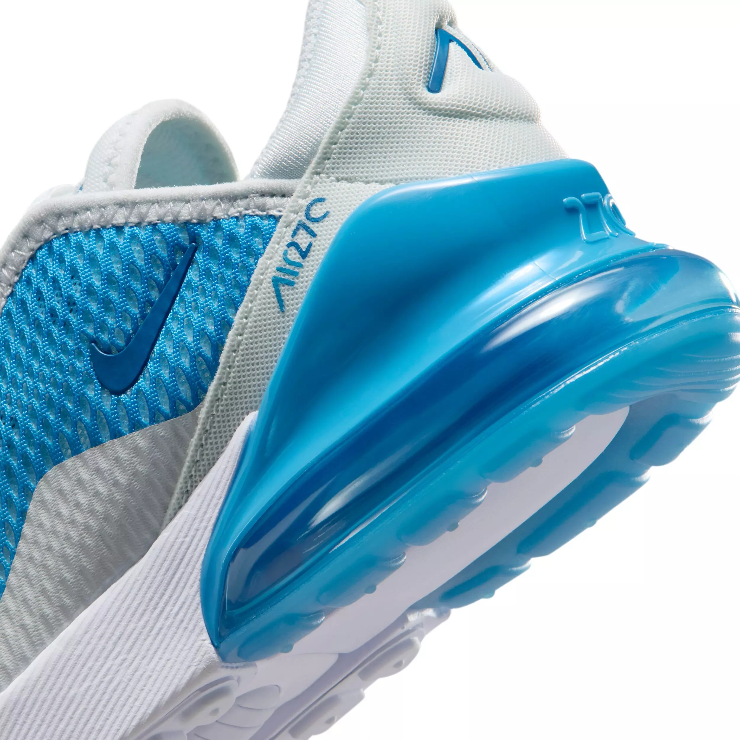 Nike Air Max 270 "Off White/Dutch Blue/Court Blue" Preschool Boys' Shoe - OFF WHITE/BLUE/BLUE