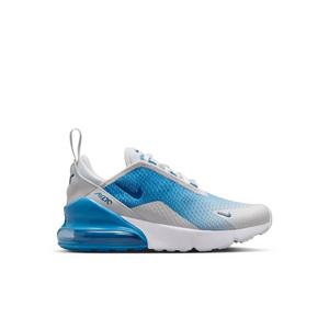 Nike Air Max 270 "Off White/Dutch Blue/Court Blue" Preschool Boys' Shoe