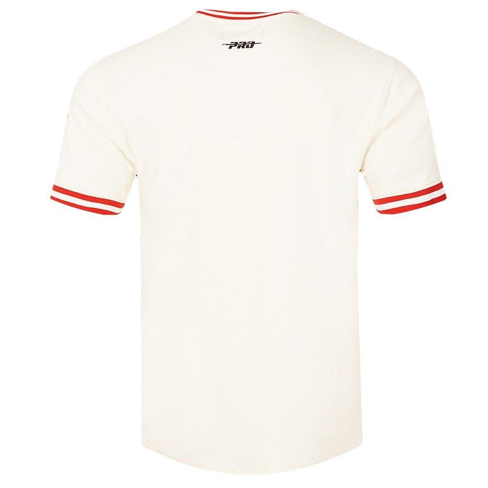Pro Standard Men's MLB Minnesota Twins Retro Classic Double Knit Tee - Eggshell/Red - EGGSHELL/RED Thumbnail View 2