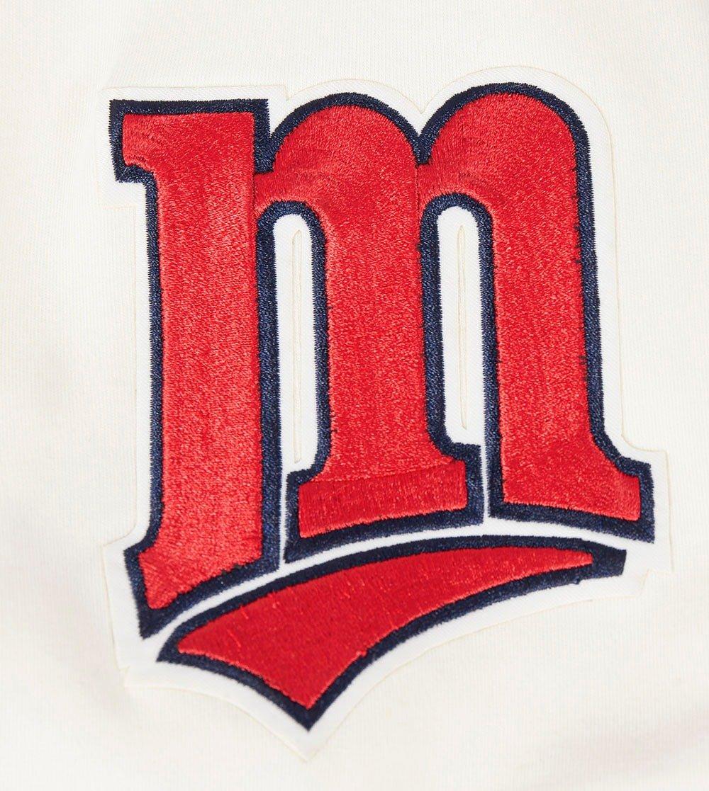 Pro Standard Men's MLB Minnesota Twins Retro Classic Double Knit Tee - Eggshell/Red - EGGSHELL/RED Thumbnail View 6