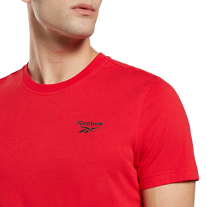 Reebok Men's Identity Small Logo Tee - Red