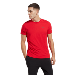 Reebok Men's Identity Small Logo Tee - Red
